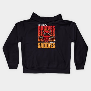 Even Baddies get Saddies Kids Hoodie